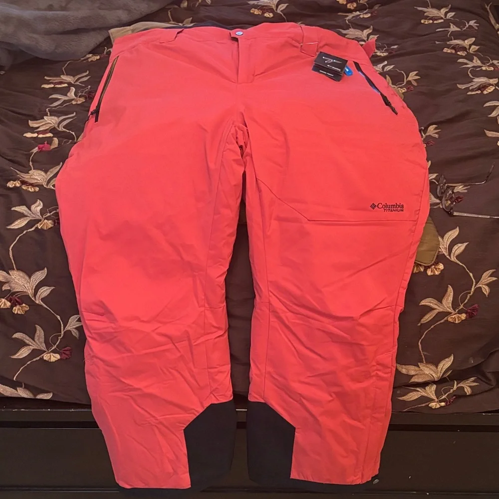 Columbia Red Snow Pants - Picture 1 of 12